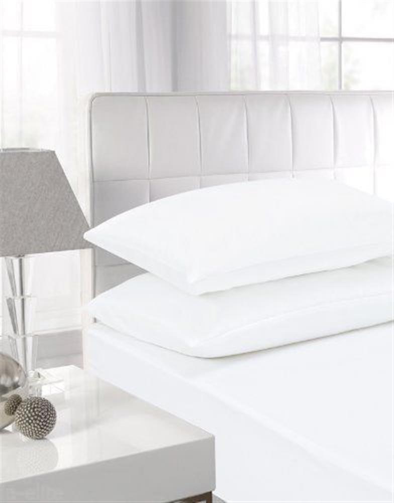 Polycotton Fitted Sheet White