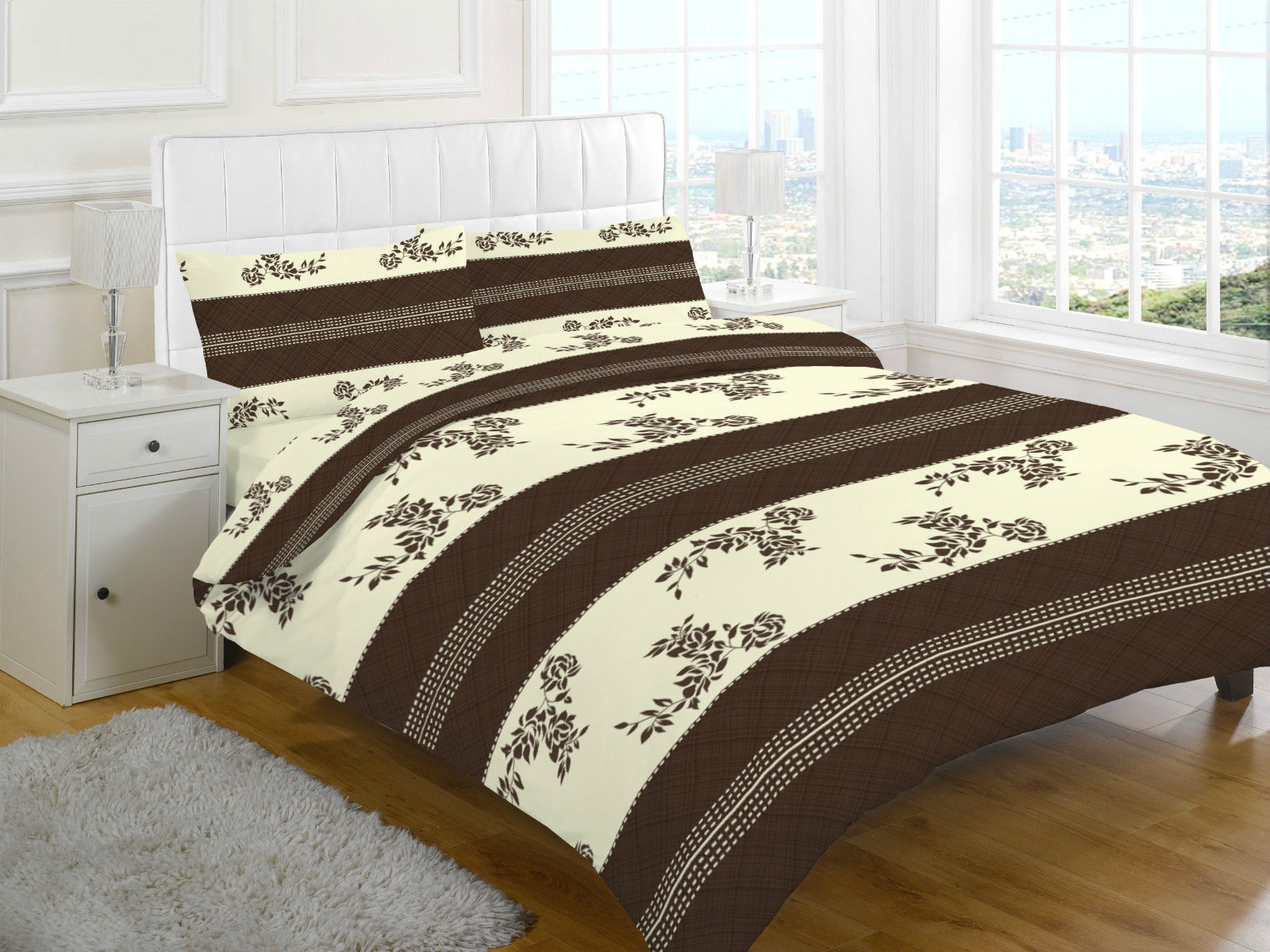 Annaliese Floral Duvet Cover Set Pillow Case Printed Bedding De