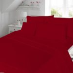flannel-flat-sheet-red
