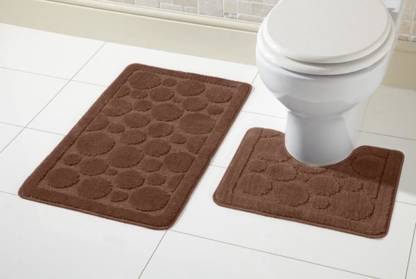 bath mat set cali chocolate