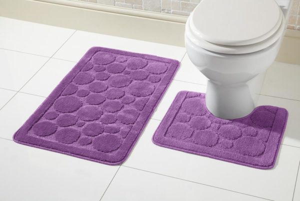 bath mat set cali purple