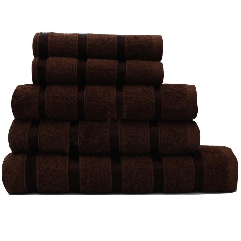 500 gsm egyptian cotton towels chocolate