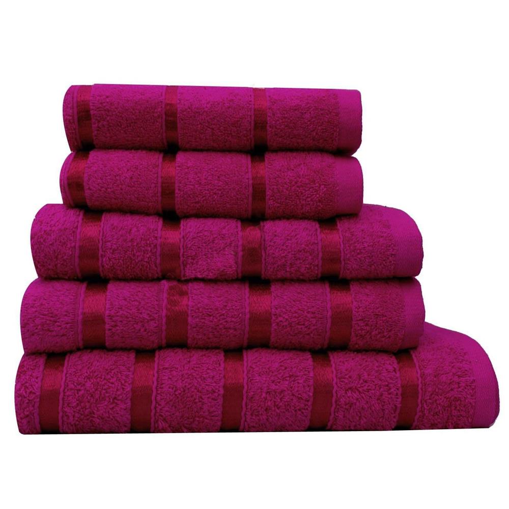 500 gsm egyptian cotton towels magneta