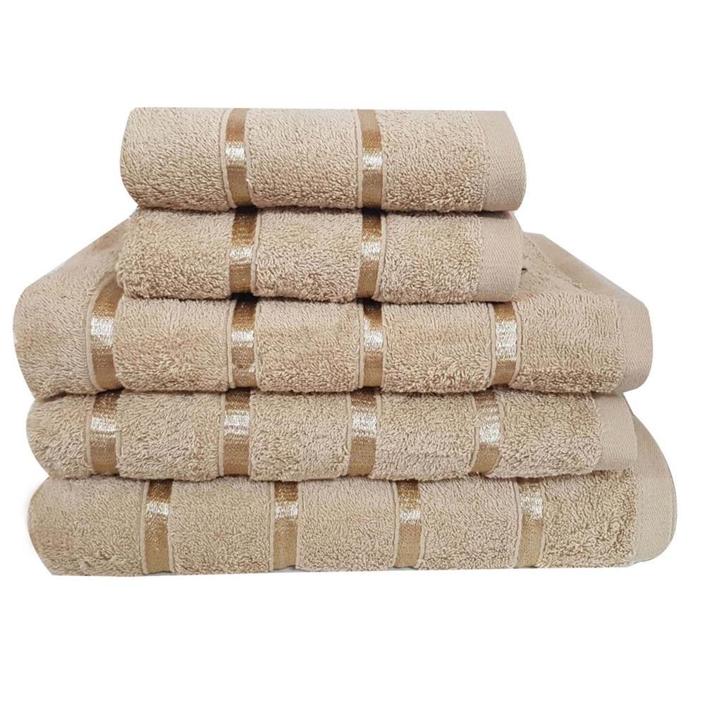 egyptian cotton towels set beige