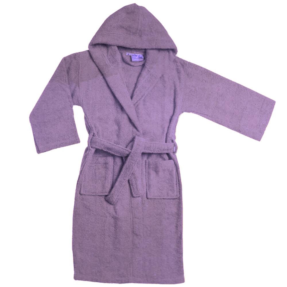 hooded bathrobes lilac