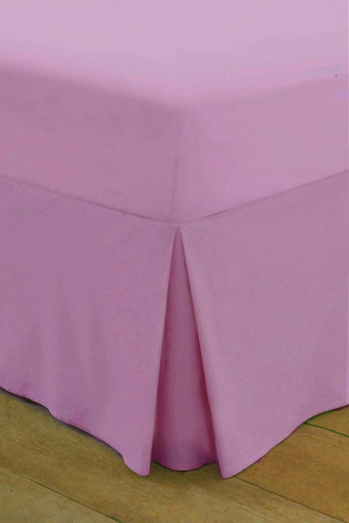 t180 percale valance sheet lilac