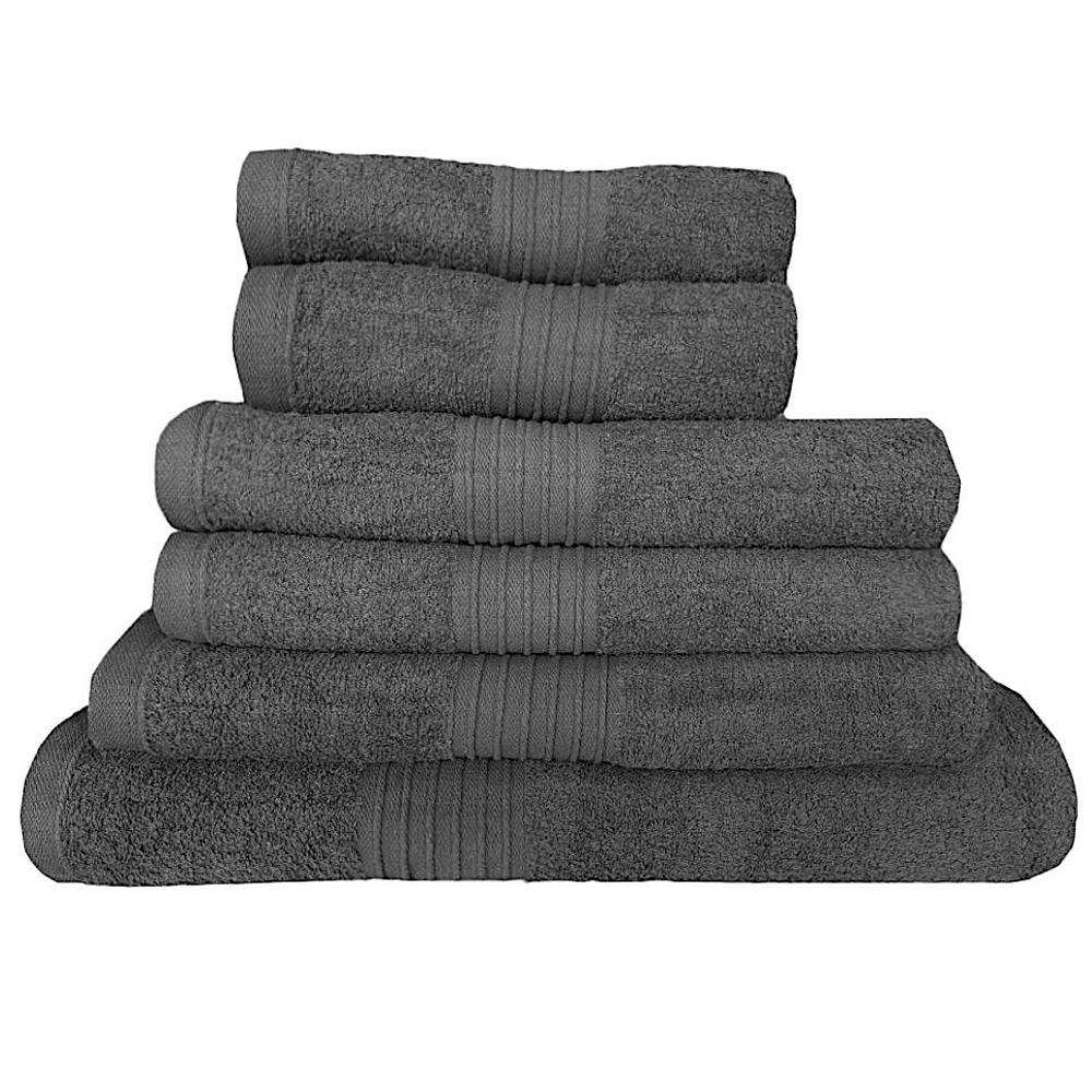 luxury towels charcoal