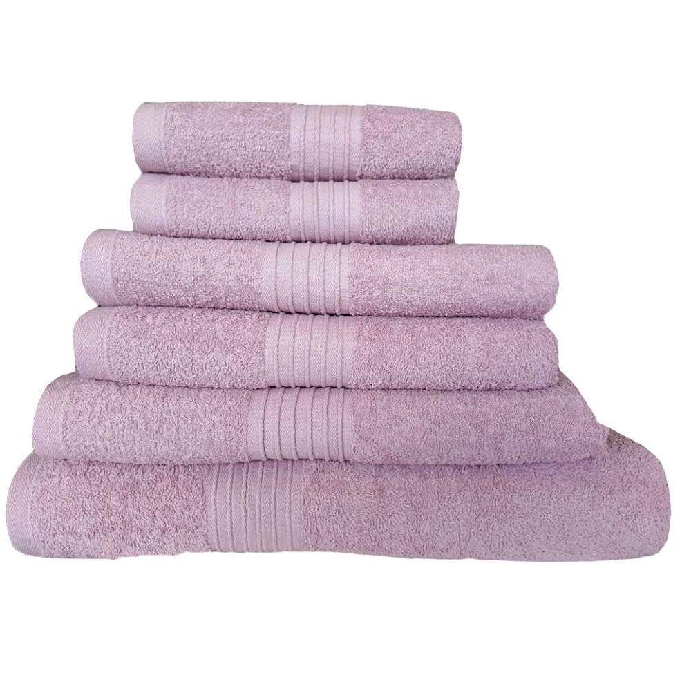 luxury towels lilac