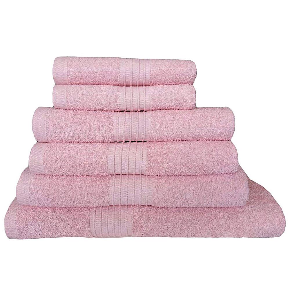 luxury towels pink