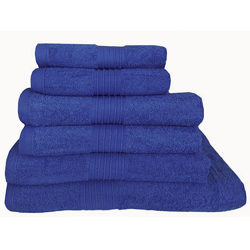 wholesale towels set 500gsm royal blue