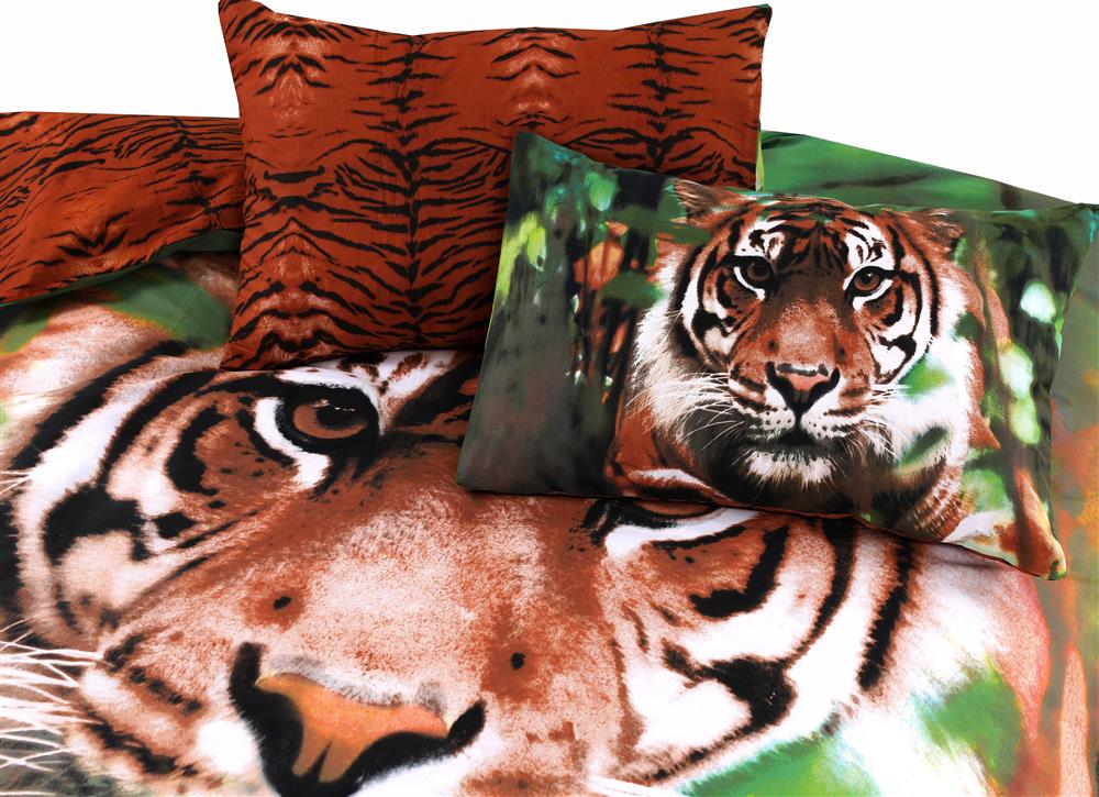 jungle tiger duvet cover set
