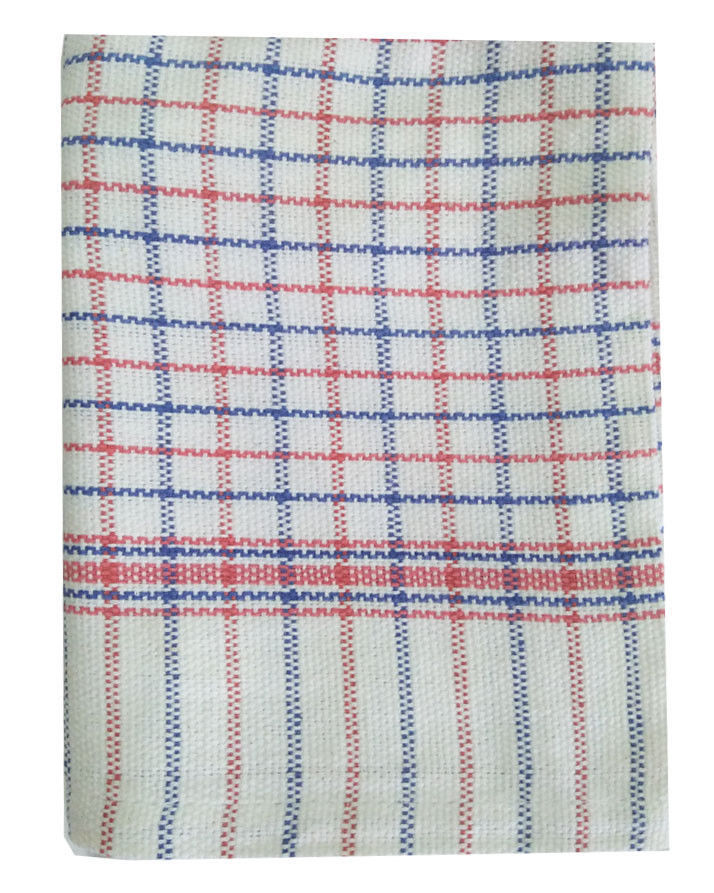 kitchen check tea towel cotton dish cloth