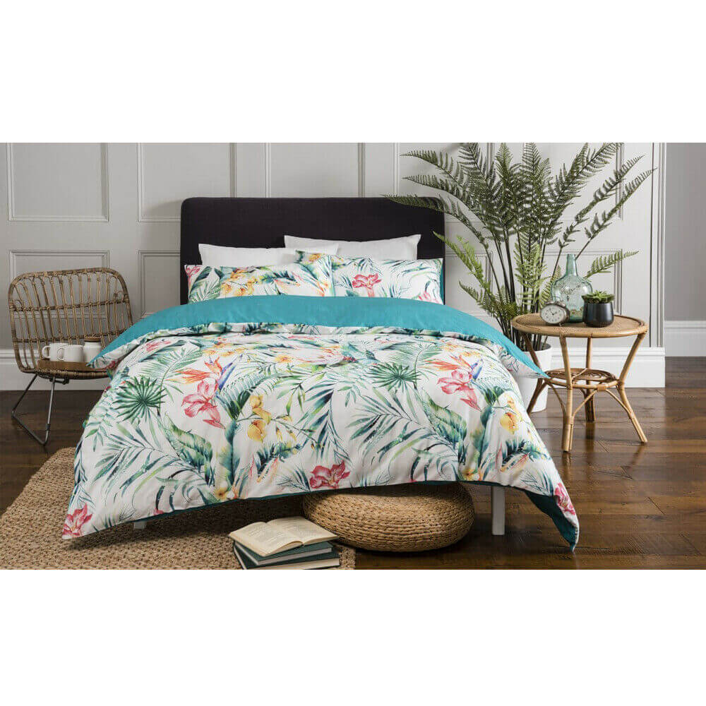Exotic Multi Floral Duvet Cover Sets With Matching Pillowcases Luxury
